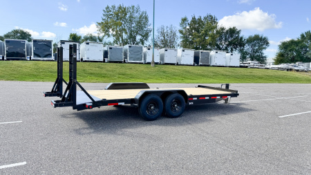 New 2026 Top Hat Utility Trailer 83x20 Equipment Trailer!