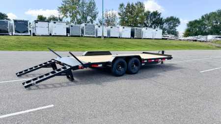 New 2026 Top Hat Utility Trailer 83x20 Equipment Trailer!