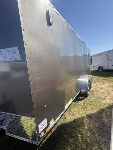 New 2026 Pace American 7x16 7k v-nose 6'-6'' tall Alum rims Cargo / Enclosed Trailer