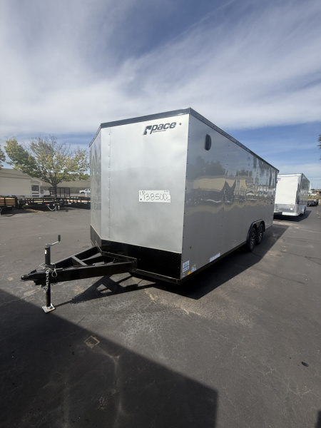 New 2026 Pace American 8.5 x 20 7k v-nose 6'6'' interior height, black out package, alum wheels Cargo / Enclosed Trailer