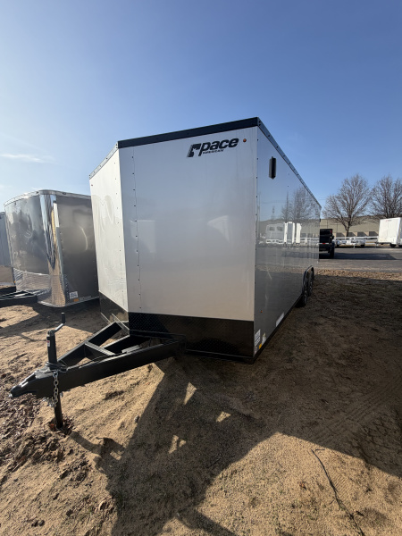 New 2026 Pace American 8.5 x 20 7k v-nose 6'6'' interior height, black out package, alum wheels Car / Racing Trailer