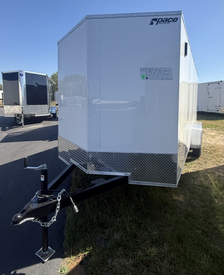 New 2026 Pace American 7x16 7k. 6'-6  interior Alum. Rims Cargo / Enclosed Trailer