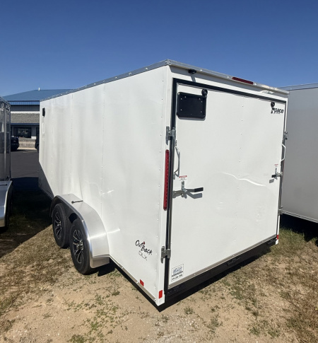 New 2026 Pace American 7x16 7k. 6'-6" interior Alum. Rims Cargo / Enclosed Trailer