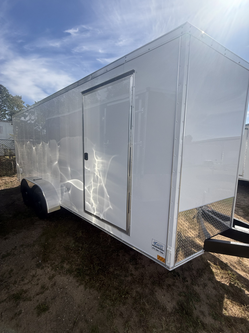 New 2026 Team Spirit Trailers 7x18 7k v-nose 6'-7'' interior, screwless Cargo / Enclosed Trailer