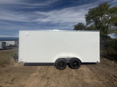 New 2026 Team Spirit Trailers 7x18 7k v-nose 6'-7'' interior, screwless Cargo / Enclosed Trailer