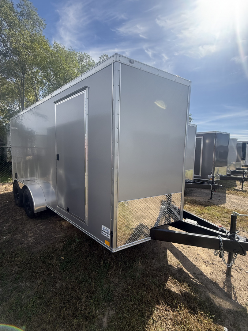 New 2025 Team Spirit Trailers 7x16 7k v-nose 6'-7" interior height polycore screwless Cargo / Enclosed Trailer