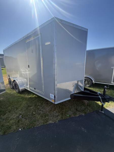 New 2025 Team Spirit Trailers 7x16 7k v-nose 6'-7" interior height polycore screwless Cargo / Enclosed Trailer
