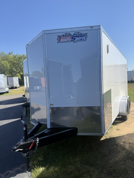 New 2025 Team Spirit Trailers 7x16 7k v-nose 6'-7  interior height polycore screwless Cargo / Enclosed Trailer
