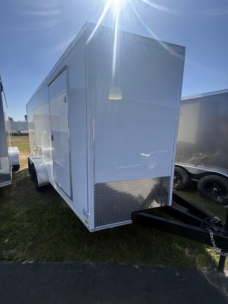 New 2025 Team Spirit Trailers 7x16 7k v-nose 6'-7" interior height polycore screwless Cargo / Enclosed Trailer