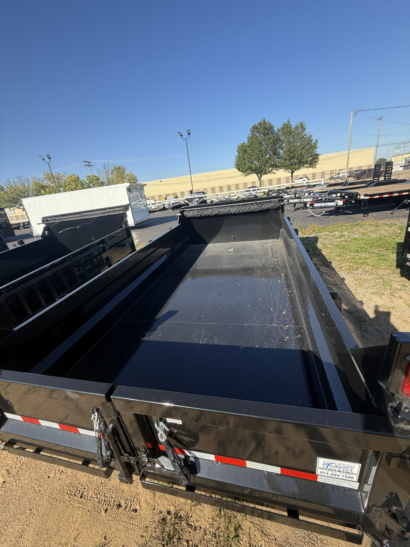 New 2025 Sure-Trac 82x14 14k Low pro dump Dump Trailer