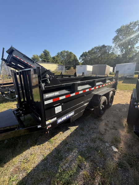 New 2025 Sure-Trac 82x14 14k Low pro dump Dump Trailer