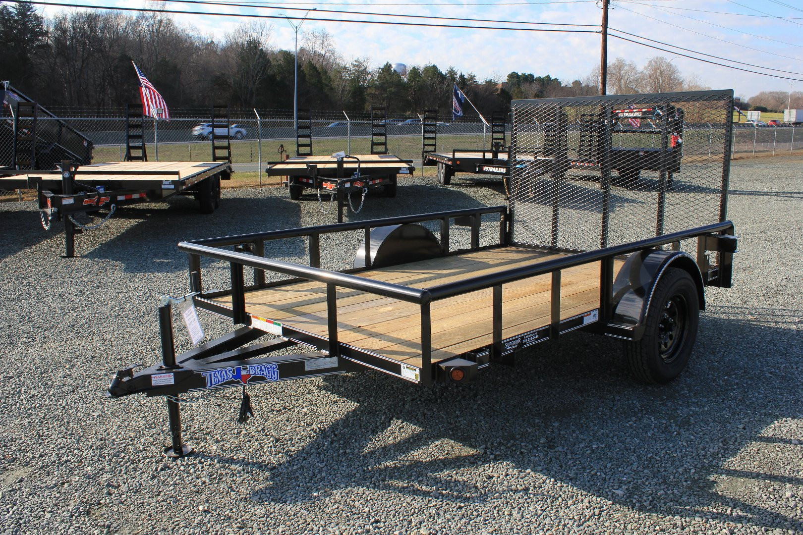 New 2025 TEXAS BRAGG TRAILERS 6x10P w/ Gate Utility Trailer