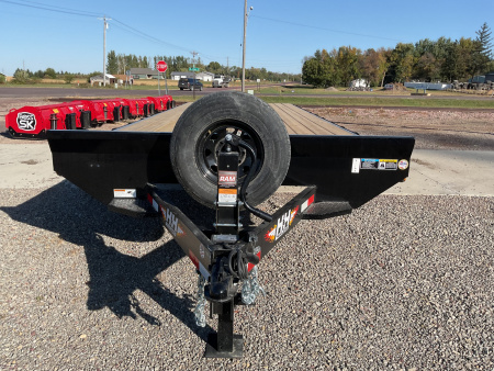 New 2026 H&H Trailers H10224HDL-140 Equipment Trailer