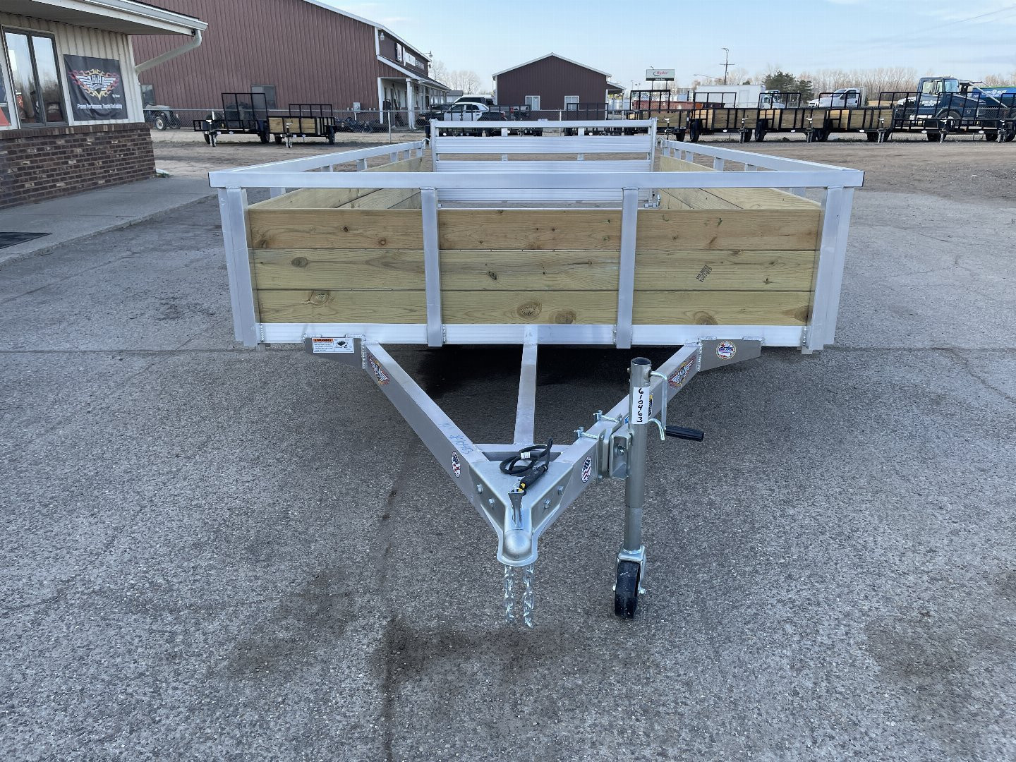 New 2025 H&H Trailers 82X14 Aluminum 3K Woodside Landscape Trailer