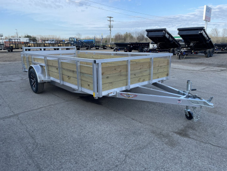 New 2025 H&H Trailers 82X14 Aluminum 3K Woodside Landscape Trailer