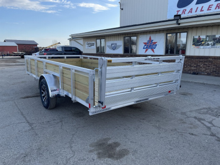 New 2025 H&H Trailers 82X14 Aluminum 3K Woodside Landscape Trailer
