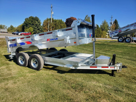 New 2026 K-TRAIL 7 x 14 HD Expert Series 7 Ton Dump Trailer