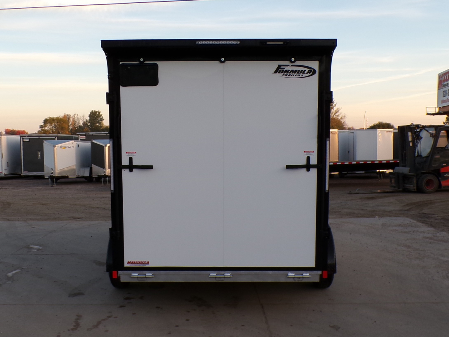 New 2025 Formula Triumph 7 x 14 7k Enclosed UTV Trailer - 168