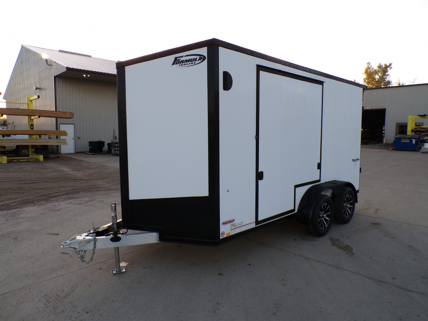 New 2025 Formula Triumph 7 x 14 7k Enclosed UTV Trailer - 168
