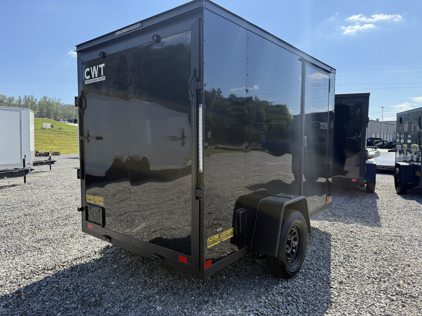New 2025 Covered Wagon Trailers 6X10 SA B/O Cargo / Enclosed Trailer