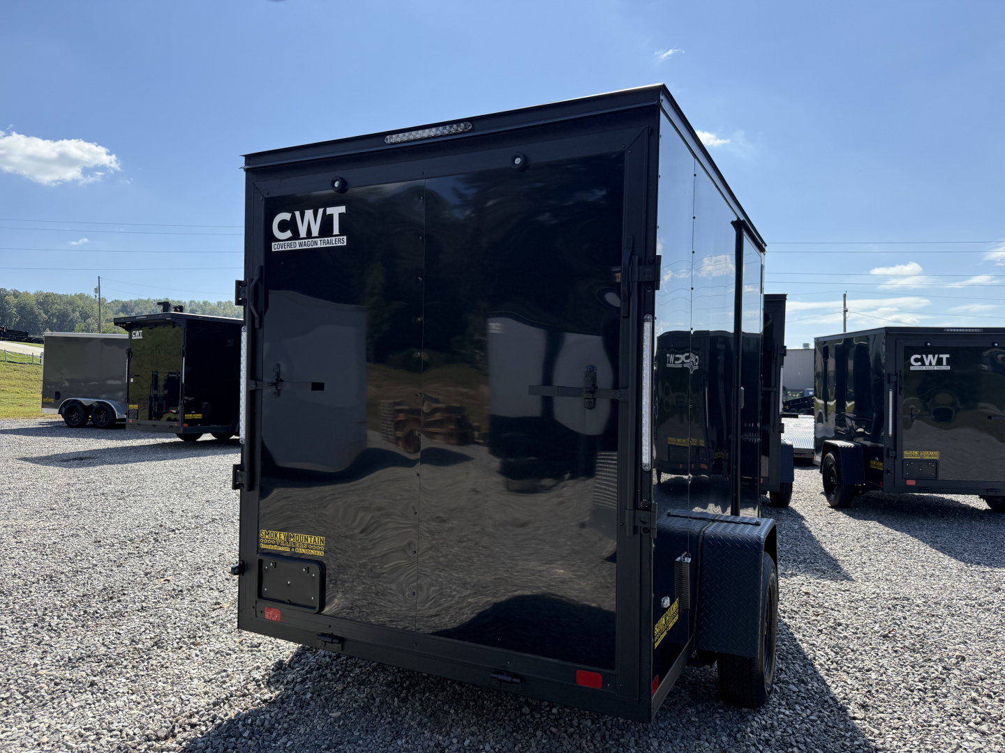 New 2025 Covered Wagon Trailers 6X10 SA B/O Cargo / Enclosed Trailer