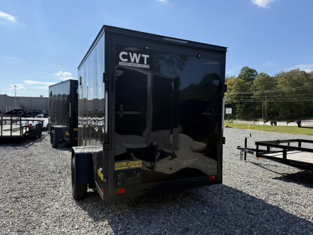 New 2025 Covered Wagon Trailers 6X10 SA B/O Cargo / Enclosed Trailer