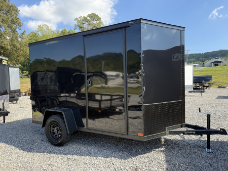 New 2025 Covered Wagon Trailers 6X10 SA B/O Cargo / Enclosed Trailer