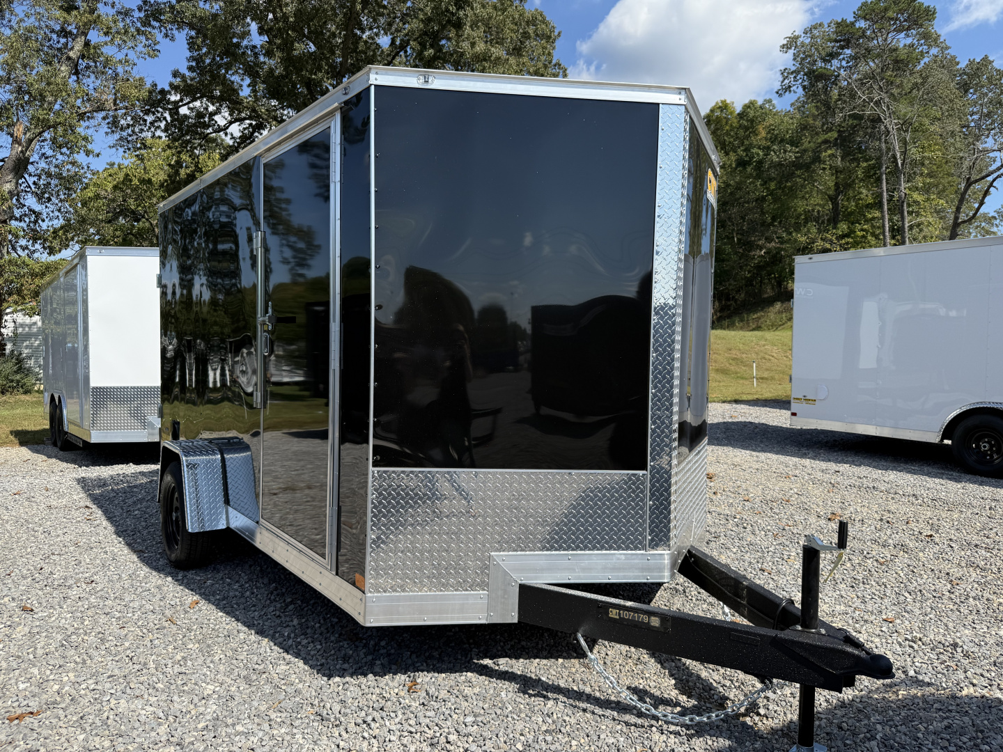 New 2026 Covered Wagon Trailers 7X12 SA BAR LOCK Cargo / Enclosed Trailer