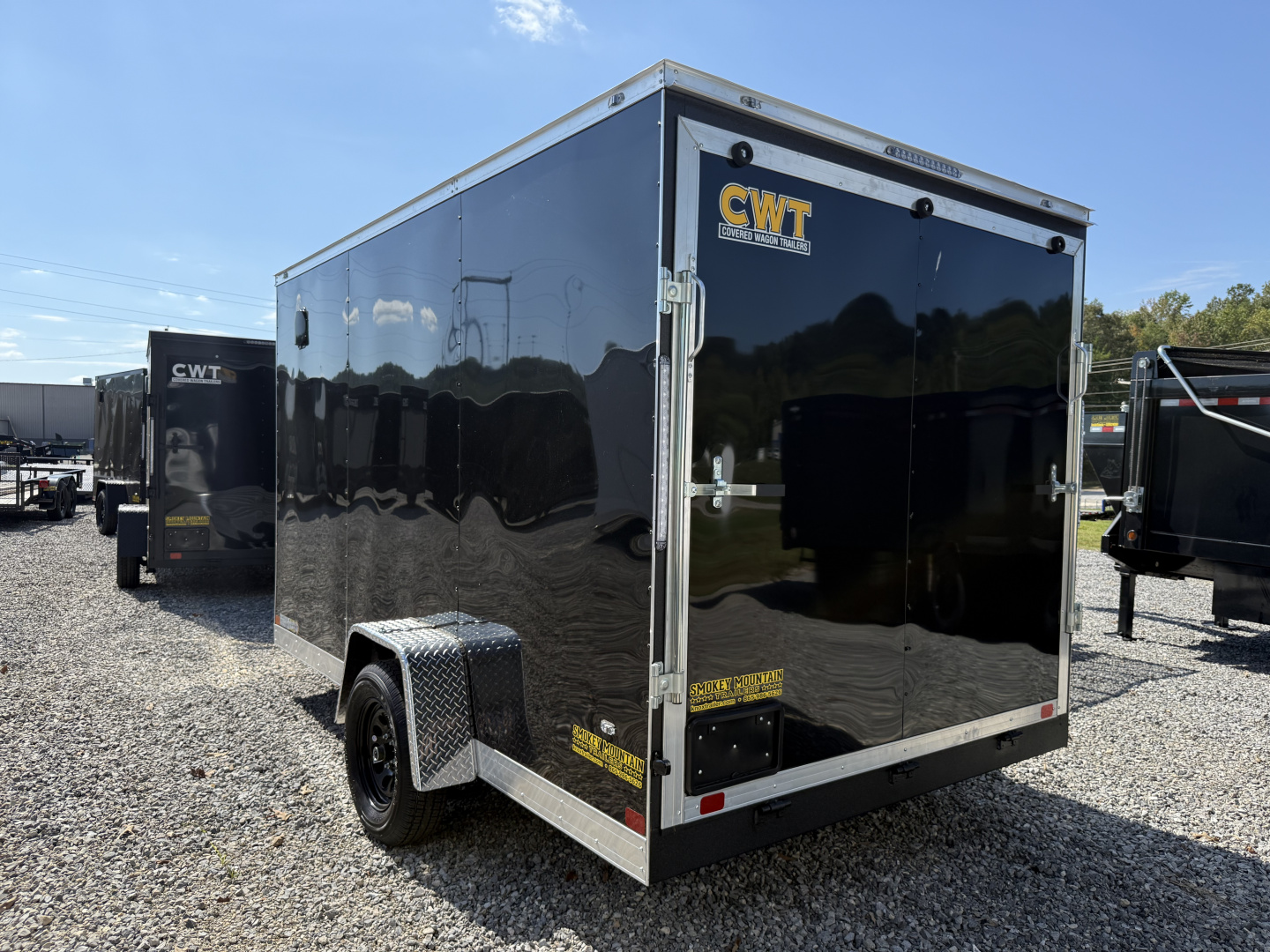 New 2026 Covered Wagon Trailers 7X12 SA BAR LOCK Cargo / Enclosed Trailer