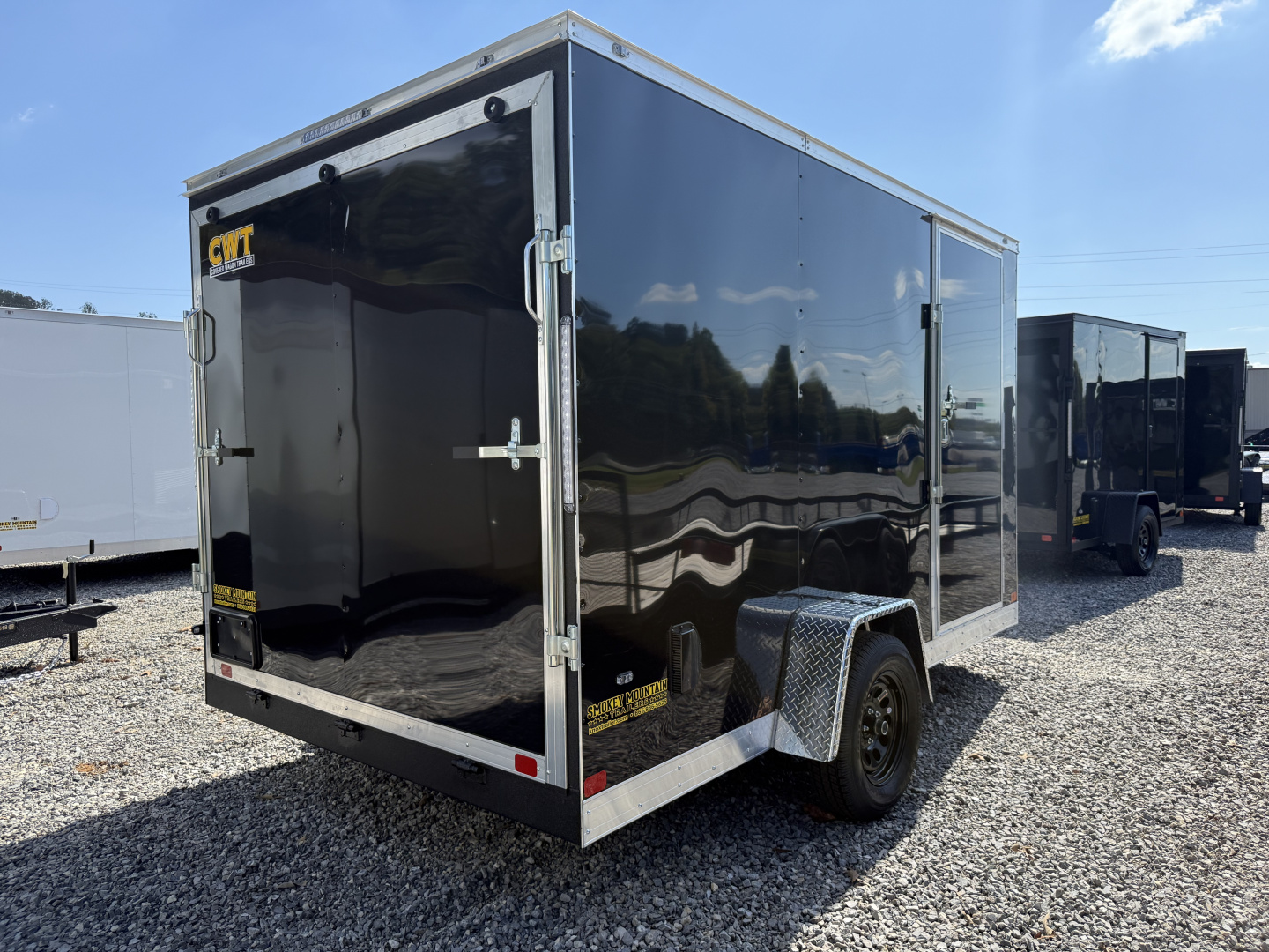 New 2026 Covered Wagon Trailers 7X12 SA BAR LOCK Cargo / Enclosed Trailer