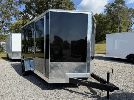 New 2026 Covered Wagon Trailers 7X12 SA BAR LOCK Cargo / Enclosed Trailer