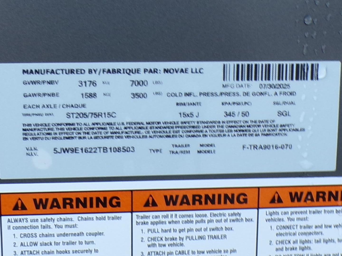 New 2026 Formula Triumph 7.5 x 16 7k UTV Enclosed Trailer - 503