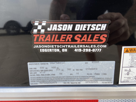 New 2026 United Trailers Car Hauler UXT 24'