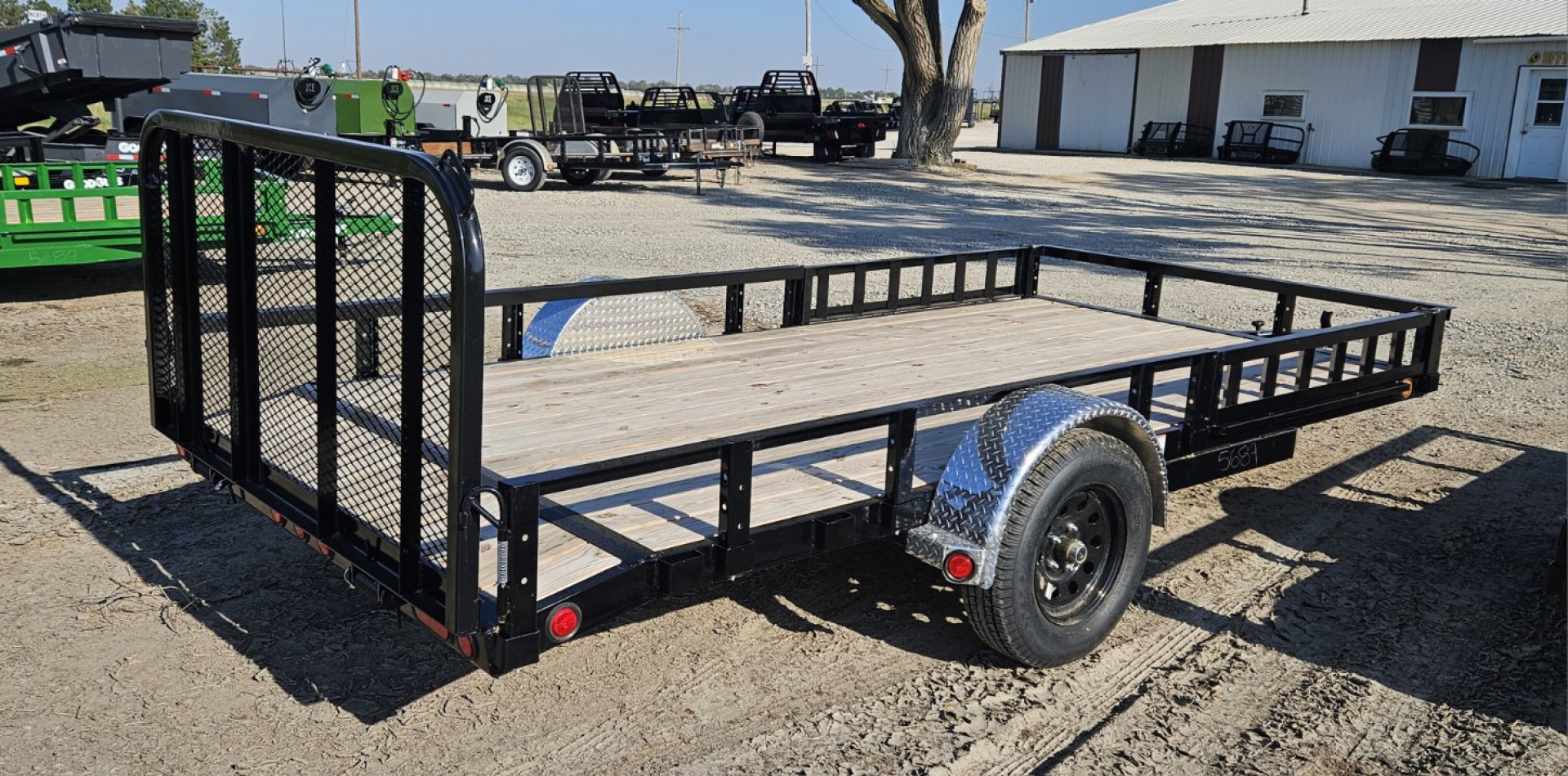 New 2026 PJ TRAILERS 14' x 77 in. Single Axle Channel (U7) Utility Trailer