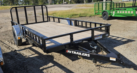 New 2026 PJ TRAILERS 14' x 77 in. Single Axle Channel (U7) Utility Trailer