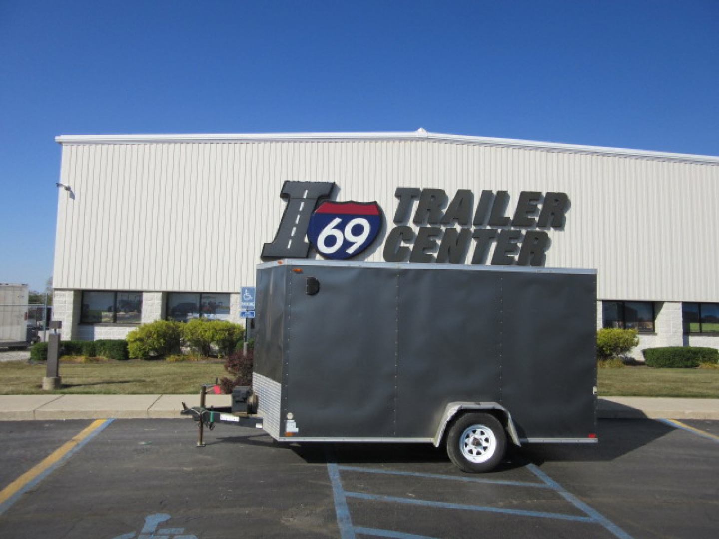 Used 2014 Sure-Trac 7 x 12 Pro Series STWV8412SA Cargo / Enclosed Trailer 3.5K / Spare Tire
