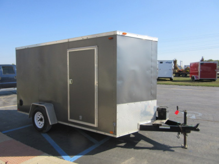 Used 2014 Sure-Trac 7 x 12 Pro Series STWV8412SA Cargo / Enclosed Trailer 3.5K / Spare Tire