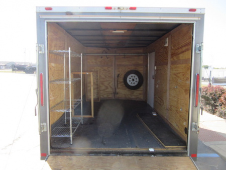 Used 2014 Sure-Trac 7 x 12 Pro Series STWV8412SA Cargo / Enclosed Trailer 3.5K / Spare Tire