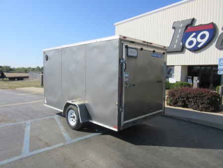 Used 2014 Sure-Trac 7 x 12 Pro Series STWV8412SA Cargo / Enclosed Trailer 3.5K / Spare Tire