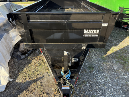 New 2026 PJ Trailer D3122 Dump Trailer 72X12 TA 24  SIDES (GVW:9990) BLACK