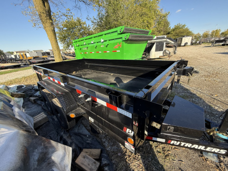New 2026 PJ Trailer D3122 Dump Trailer 72X12 TA 24" SIDES (GVW:9990) BLACK