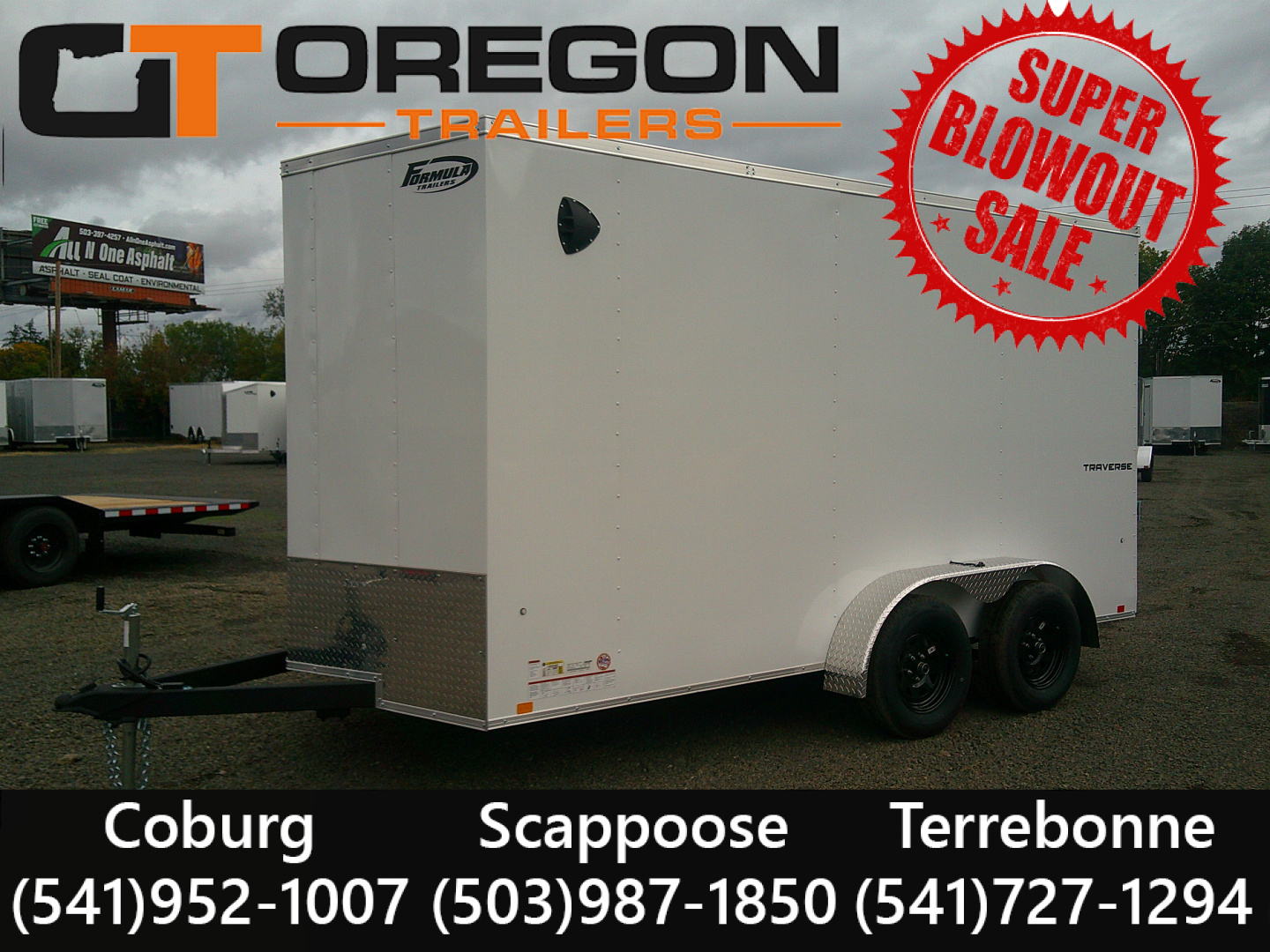New 2026 Formula Trailers 7x14 Cargo / Enclosed Trailer