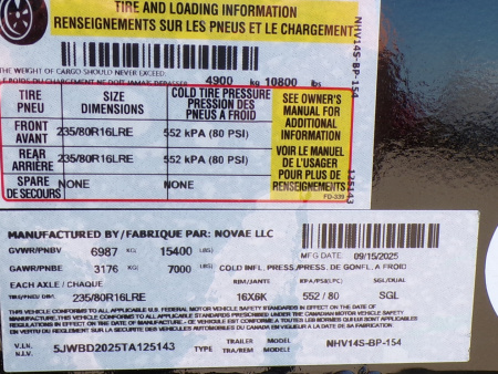 New 2026 Midsota NHV14S-BP-15.4k Dump Trailer - 143