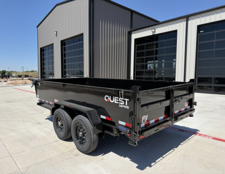 New 2026 PJ 83"x14' BP Tandem Axle Dump w/ 24" Sides – D7