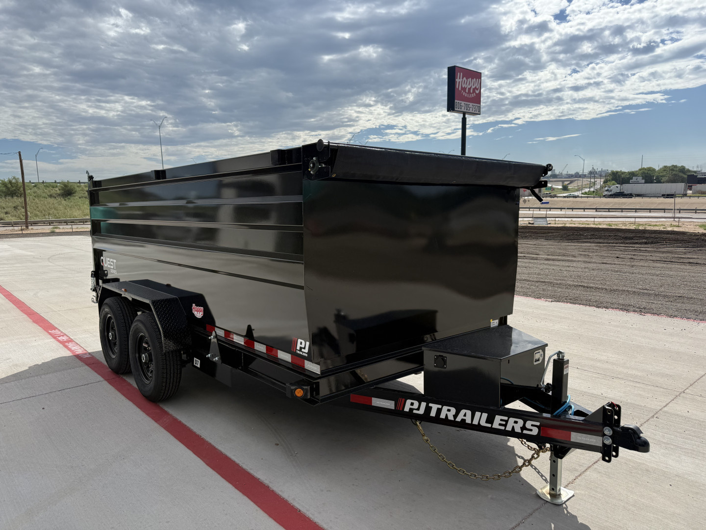 New 2026 PJ 83"x14' BP Tandem Axle Dump w/ 48" Sides – D7