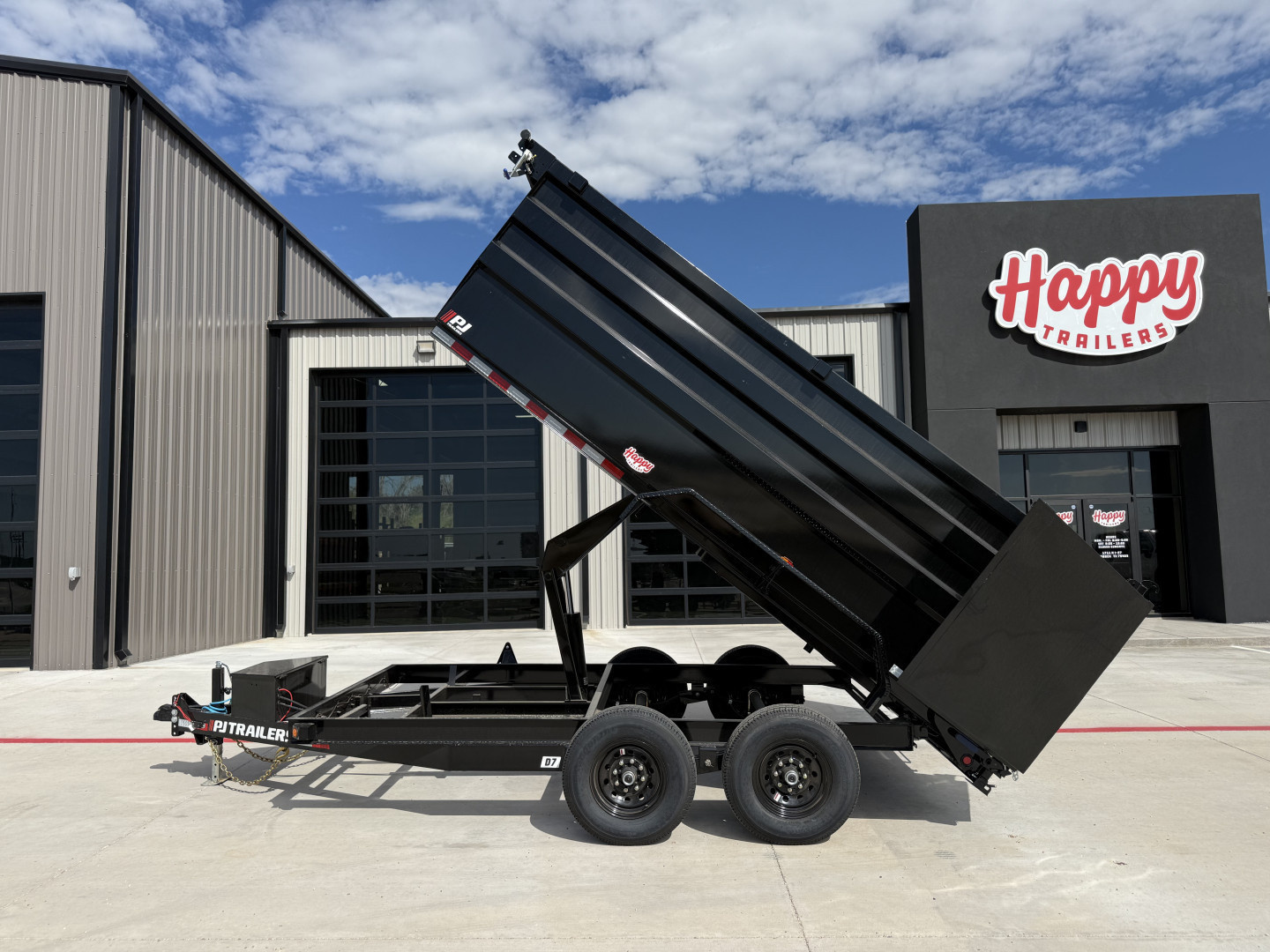 New 2026 PJ 83"x14' BP Tandem Axle Dump w/ 48" Sides – D7