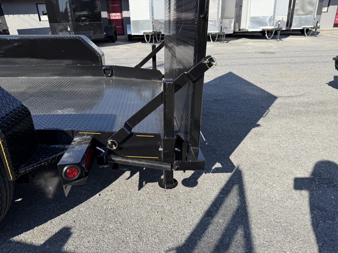 New 2026 P & T Trailers 14K 6.4X14 SCISSOR LIFT Equipment Trailer