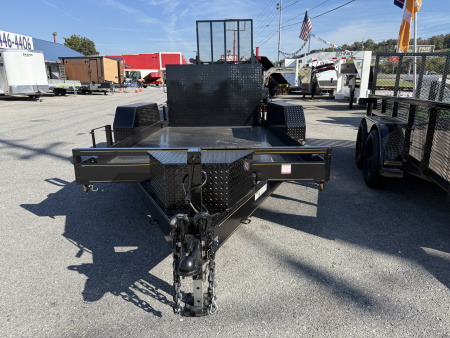 New 2026 P & T Trailers 14K 6.4X14 SCISSOR LIFT Equipment Trailer