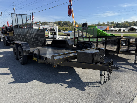 New 2026 P & T Trailers 14K 6.4X14 SCISSOR LIFT Equipment Trailer