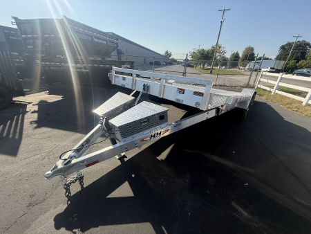 New 2026 Novae Corp 102x20 10k Extruded floor drive over fender winch plate Car Hauler